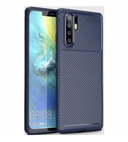 Huawei P30 Pro Kılıf Esnek Soft Karbon Tasarım Legion Serisi (Lacivert)