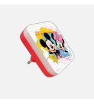 Mickey Desenli Kare Led Gece Lambası (Beyaz)