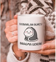 İsme Özel Dobarlan Bırahma Kendini Tasarımlı Kupa Bardak (Beyaz)