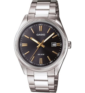 CASIO MTP-1302D-1A2VDF METAL TAKVİMLİ ERKEK KOL SAATİ (Gümüş)