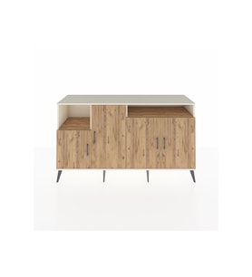Kronos Konsol 5 Raflı 4 Kapaklı 176x59x99 Aytaşı-Çam