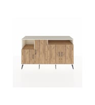 Kronos Konsol 5 Raflı 4 Kapaklı 176x59x99 Aytaşı-Çam