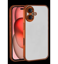 iPhone 17 Razer Lensli Silikon - Turuncu
