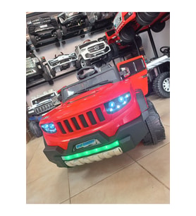 Discovery 4x4! 12V, Kumandali, Çift Motor, Bluetooth Müzik, Led Farlar, Arka Bagaj, Akülü Araba! (Kırmızı)