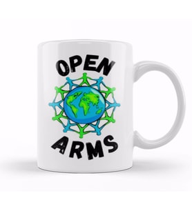 Open Arms Guardiola Kupa Bardak Porselen