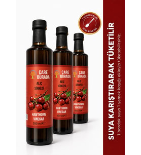 Alıç Sirkesi 3'lü Ekonomik Set 3 x 500 ml