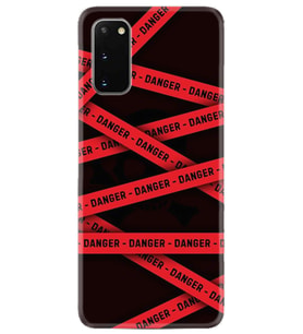 Samsung A02S A03S A10 A12 A13 A21S A22 Kılıf Desenli Silikon Danger 1372