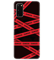 Samsung A02S A03S A10 A12 A13 A21S A22 Kılıf Desenli Silikon Danger 1372