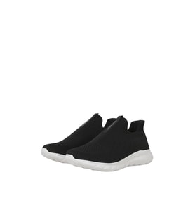 JACK JONES Erkek Bacıksız Aqua Sneaker Spor Ayakkabı 12289351 (Siyah)