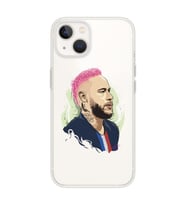 Iphone 14 Uyumlu Neymar Tasarımlı Şeffaf Telefon Kılıfı