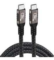 Type-C Bağlantılı Cihazlarınız İçin İki Ucu Type-C 100W 20Gbps (0.5 Metre) Data Veri ve Şarj Kablosu (Siyah)