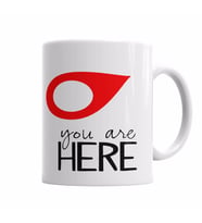 You Are Here Kupa Bardak Porselen