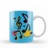 Music Music Music Kupa Bardak Porselen
