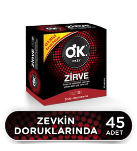 Okey Zirve Prezervatif 45'li
