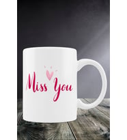 Miss you tasarımlı Kupa Bardak