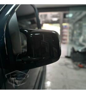 Citroen Nemo 2008-2022 Uyumlu Batman Yarasa Ayna Kapağı Piano Black ABS Plastik