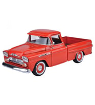 1958 Model Klasik Chevy Apache Fleetline Pickup 1:24 Ölçekli (Çok Renkli)