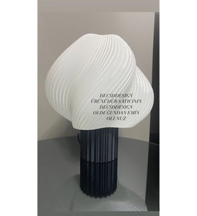 Creamaura Abajur, Ice Cream Modern Abajur, Başucu/masa Lambası, Dekoratif Lambader, Pinterest