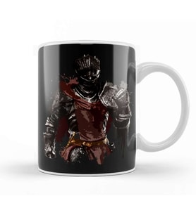Red Knight Splatter Kupa Bardak Porselen
