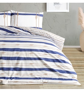 Marine Nevresim Takımı Serene Tek King Size - Beyaz
