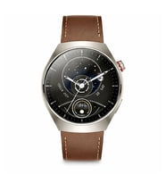 HainoTeko 32 Akıllı Saat AMOLED Ekran Bluetooth Sesli Görüşme, Su geçirmez, 15 Gün Batarya, Metal Kasa, Çoklu Spor & Sağlık Takibi Gümüş