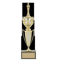 ODAK KUPA - Figürlü Kupalar - Satranç Figürlü Kupalar FG-044 B - 38 cm