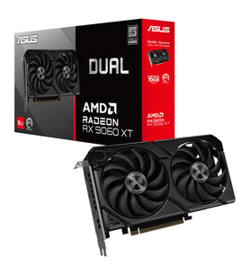 ASUS DUAL-RX9060XT-16G, 16Gb, 128Bit, GDDR6, 1xHDMI, 2xDP, GAMING Ekran Kartı