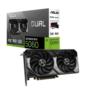 Asus DUAL-RTX5060-O8G-NVIDIA-GEFORCE-RTX 5060-8GB GDDR7-128BIT--OC-HDMI-3XDP-DLSS3 Ekran Kartı