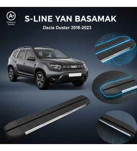 Dacia Duster S-Line Premium Krom Yan Basamak   2018-2023