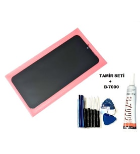 Tkgz Vivo Y21S Uyumlu Lcd Ekran Dokunmatik + B-7000 + Tamir Seti