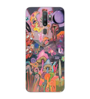 Oppo A5 2020 / A9 2020 Uyumlu Aesthetic Desenli Şeffaf Telefon Kılıfı