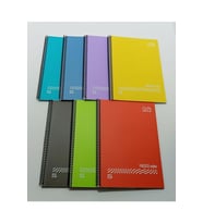 Gıpta Fresco A4 Spiralli Düz Plastik Defter 60 Yaprak Kareli 4931 (12 Li Paket) (Karışık)