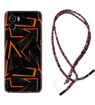 Vivo Y15S Y32 Y33S Y51 Y53S Kılıf Boyun Asklı Rasta Silikon Zigzaglar 1651