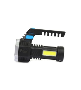 PS-3879 USB Şarj Göstergeli Şarj Edilebilir 7*XPE +COB Led El Feneri