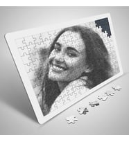 Bayanlara Özel Karakalem Efektli 240 Parça Kişiye Özel Puzzle
