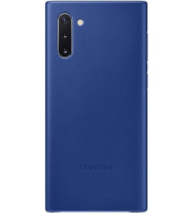Galaxy Note 10 ile Uyumlu Deri Kılıf Mavi EF-VN970LLEGWW