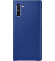 Galaxy Note 10 ile Uyumlu Deri Kılıf Mavi EF-VN970LLEGWW