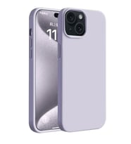 Apple iPhone 15 Kılıf First Silikon - Lila