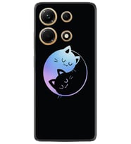 Infınix Note 30 Kılıf Silikon Desen Özel Seri Love Cats 1604