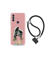 Tcl 30 Se Kılıf Excode Ipli Boyun Askılı Desenli Silikon Dog And Girl 1359