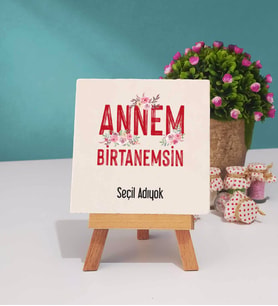Anneler Günü Hediyesi Anneye Hediye - 7 - Dekoratif Taş Baskı