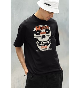 Misfits Necros Wilson Center Baskılı Unisex Oversize Rock Metal Tişört