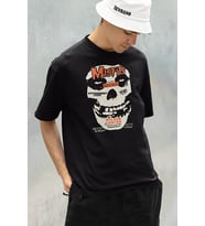 Misfits Necros Wilson Center Baskılı Unisex Oversize Rock Metal Tişört