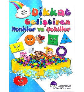 Dikkat Geliştiren Renkler ve Şekiller Mor Şemsiye Yayınları