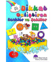 Dikkat Geliştiren Renkler ve Şekiller Mor Şemsiye Yayınları