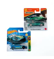 2 Araç Set - Hot Wheels 2024 Aston Martin Vantage GT3 & Matchbox 2025 Aston Martin Vanquish - JJH55 - JHN46
