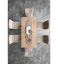 Koza Home Cesta El Yapımı Örgü Natural Runner 37x136 4008