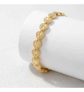 Moncuk Design Amorette 24K Gold Kaplama 8 mm Kadın Bileklik 3351KBV5D13