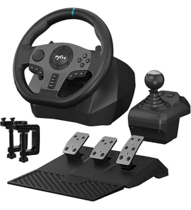 PC Steering Wheel V9 270/900°PS4 Steering Wheel Dual-Motor Feedback Driving with Pedals and Shifter game racing wheel for Xbox one/Xbox Series X/S PS3/PS4/N-Switch/PC
