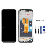 Oppo Realme C21 Uyumlu Lcd Ekran Dokunmatik Servis Lcd ÇITALI + TAMİR SETİ